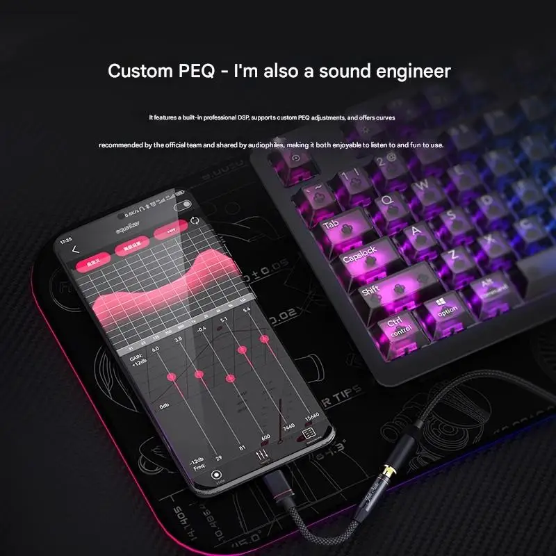 Фото Усилитель для наушников FiiO JA11/JIEZI B, декодирующий адаптер-конвертер HiFi, усилитель для наушников 3,5 мм с поддержкой управления микрофоном/линейным входом №4