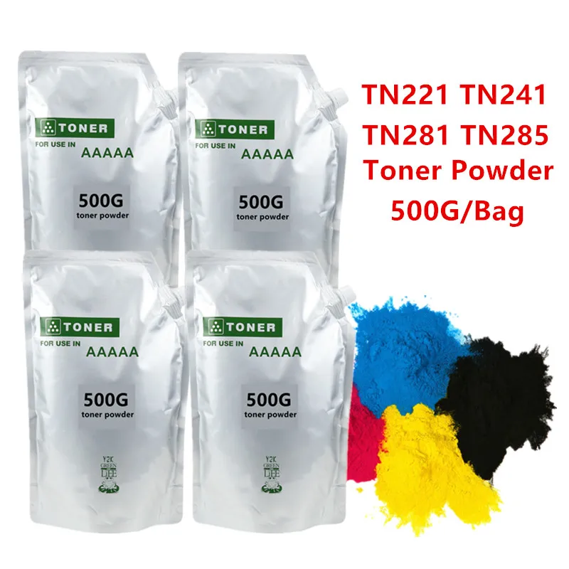 

Compatible For Brother TN221 TN225 TN241 TN243 TN245 TN251 TN255 TN261 TN265 TN281 TN285 TN223 TN295 Color Refill Toner Powder