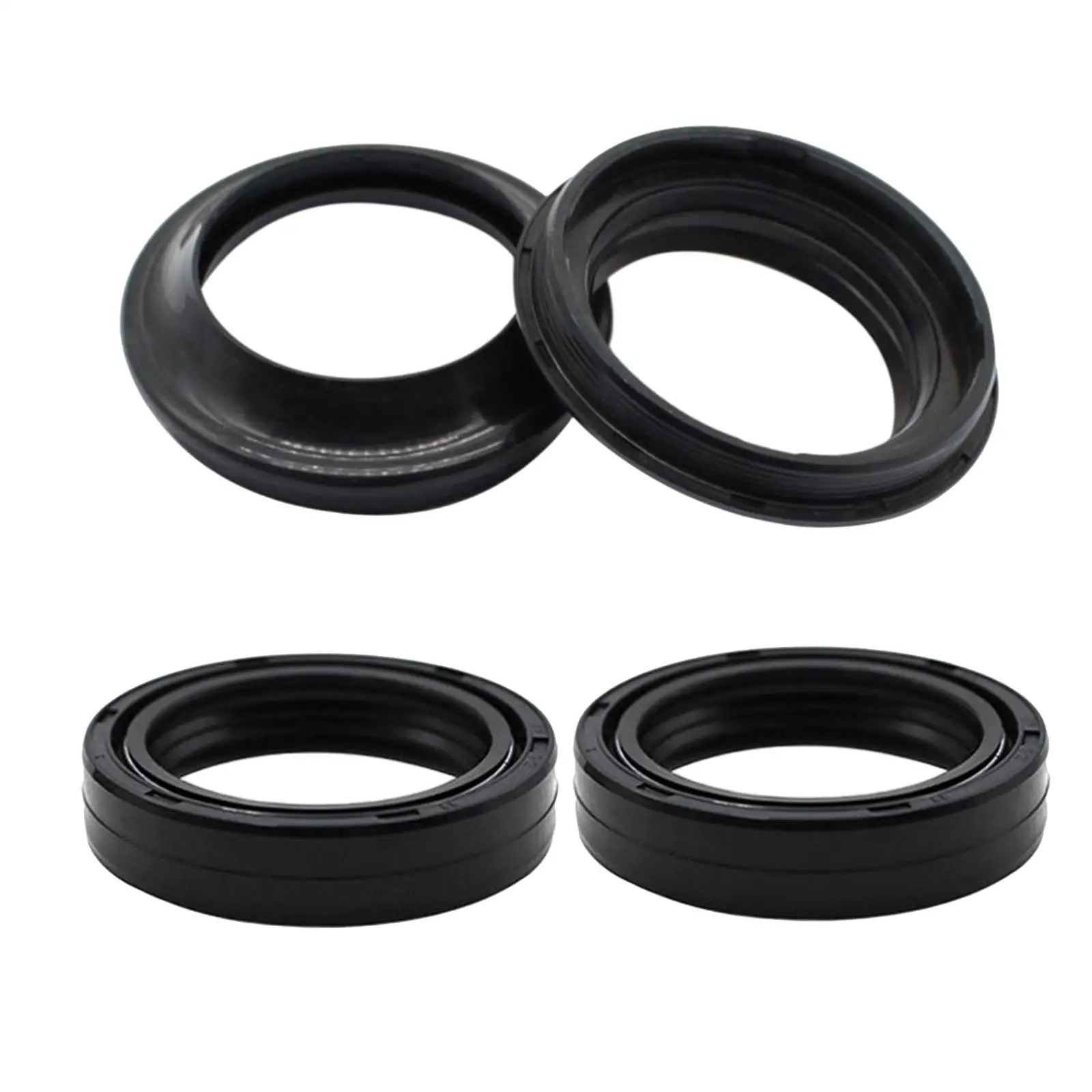 

2 Pieces Motorbike Damper Oil Dust Seal High Strength for Yamaha RZ350