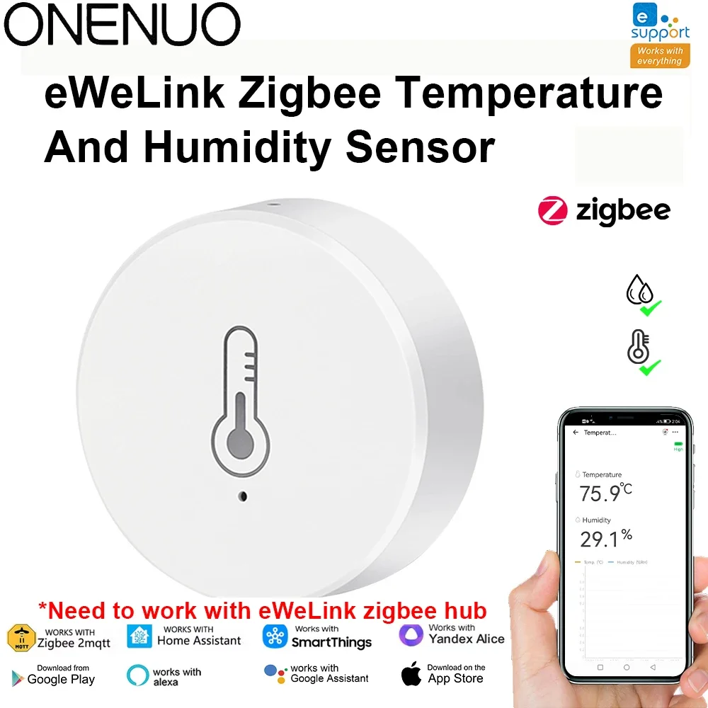 

Ewelink ZigBee датчик температуры и влажности TH03YZ