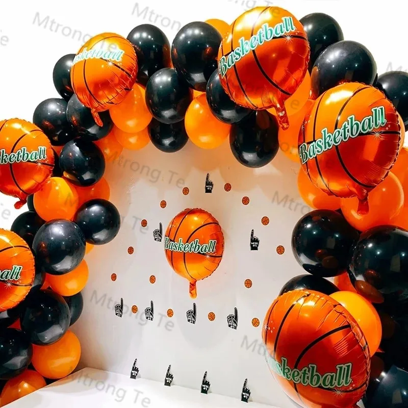 

88Pcs Basketball Themed Balloon Garland Arch Kit Basketball Party Supplies for Sports Birthday Baby Shower Party Decorations