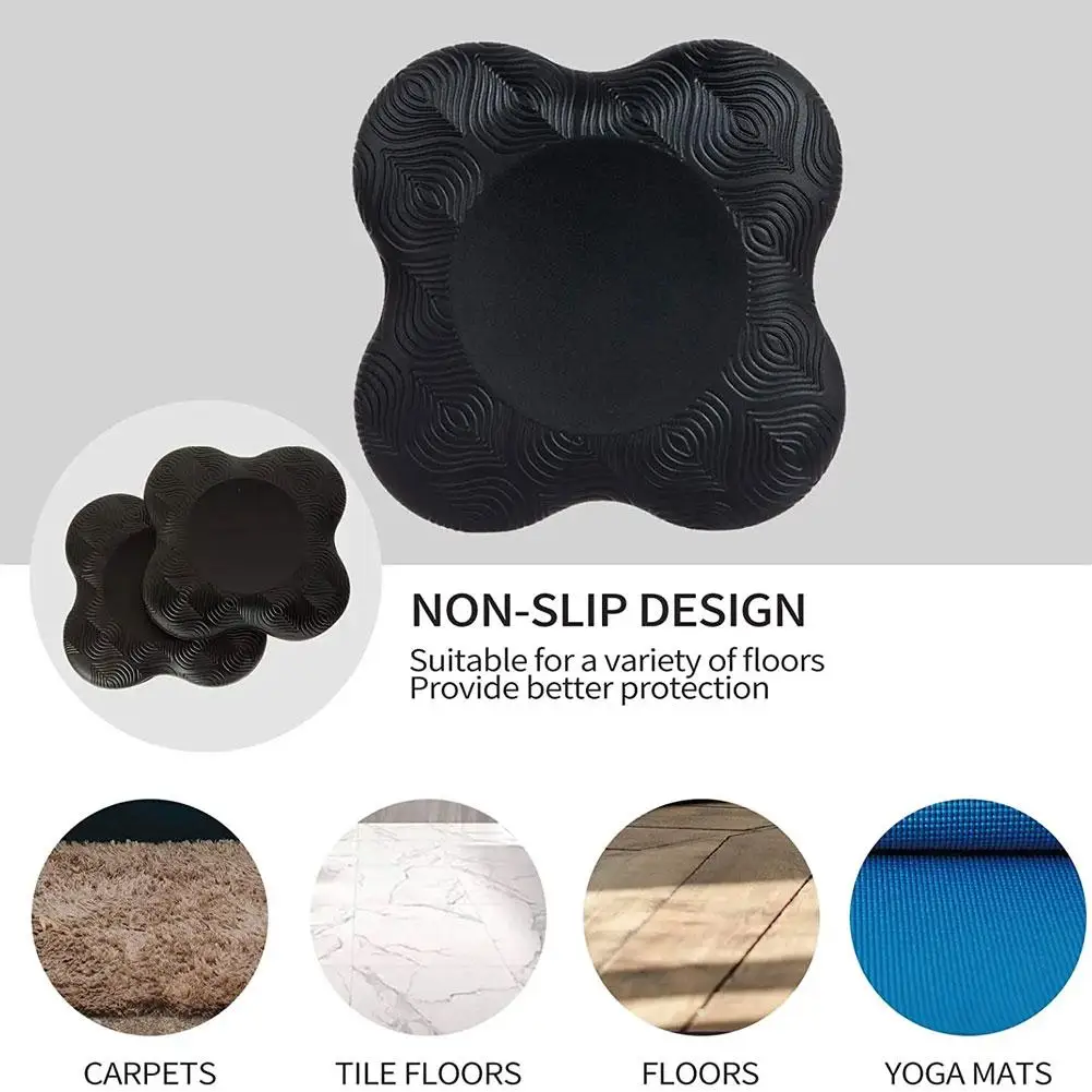 2 шт. защитный коврик для колена и локтя портативный утолщенный нескользящий