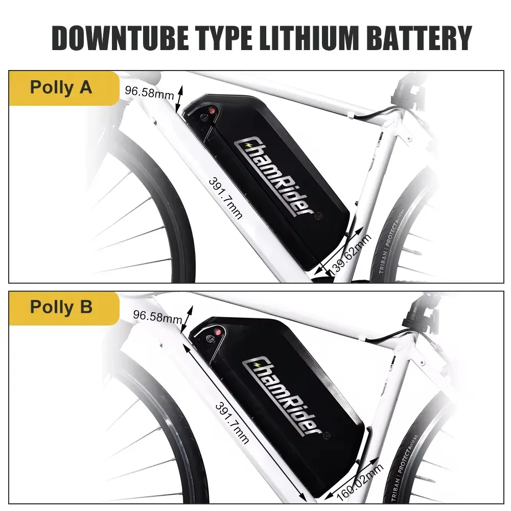 Аккумуляторная батарея для электровелосипеда Chamrider Polly 48 В 21700 Ач