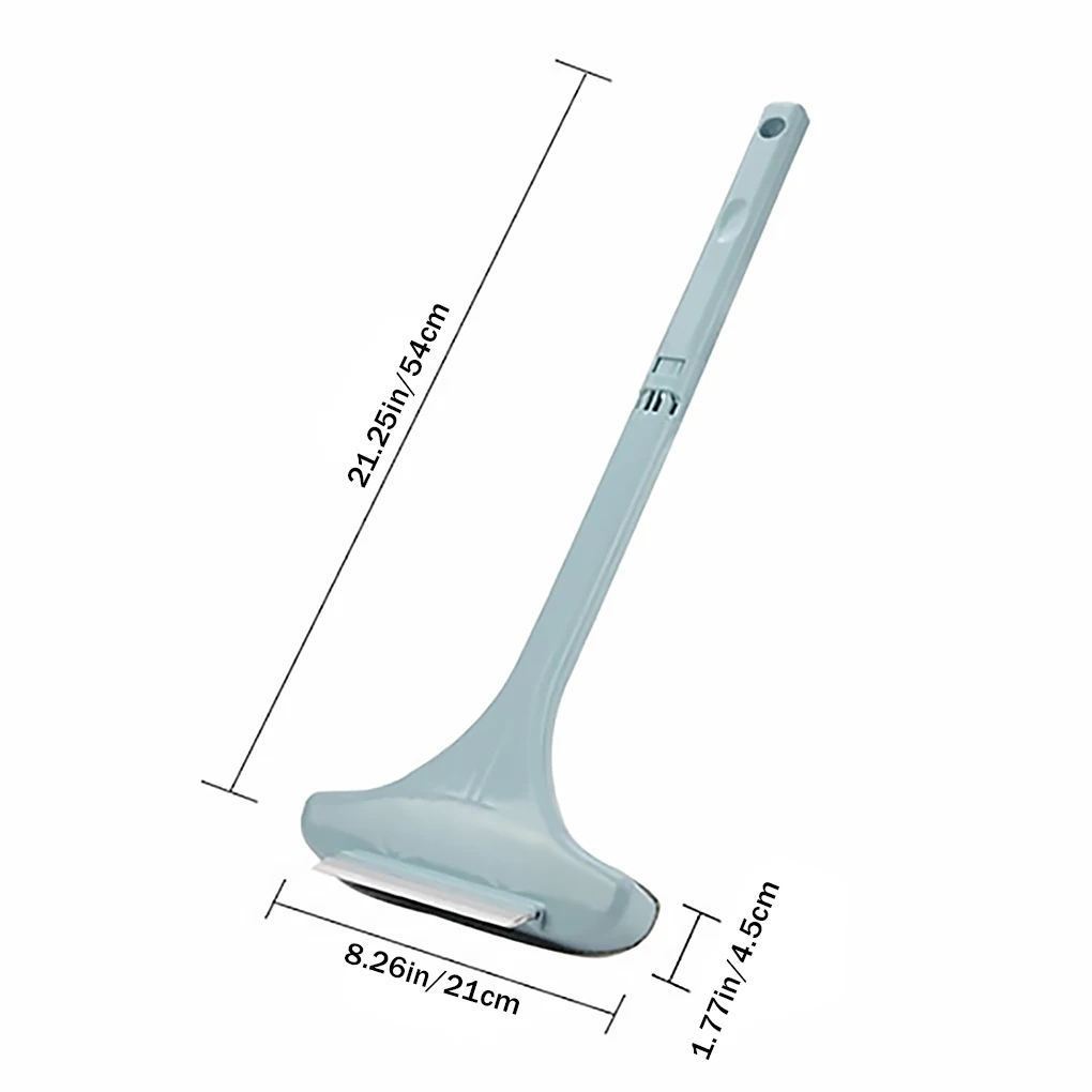 

Щетка 2-в-1 для очистки стекол с длинной ручкой, съемная щетка для удаления пыли из окон, с длинной ручкой, скребок для стекол и окон автомобил...