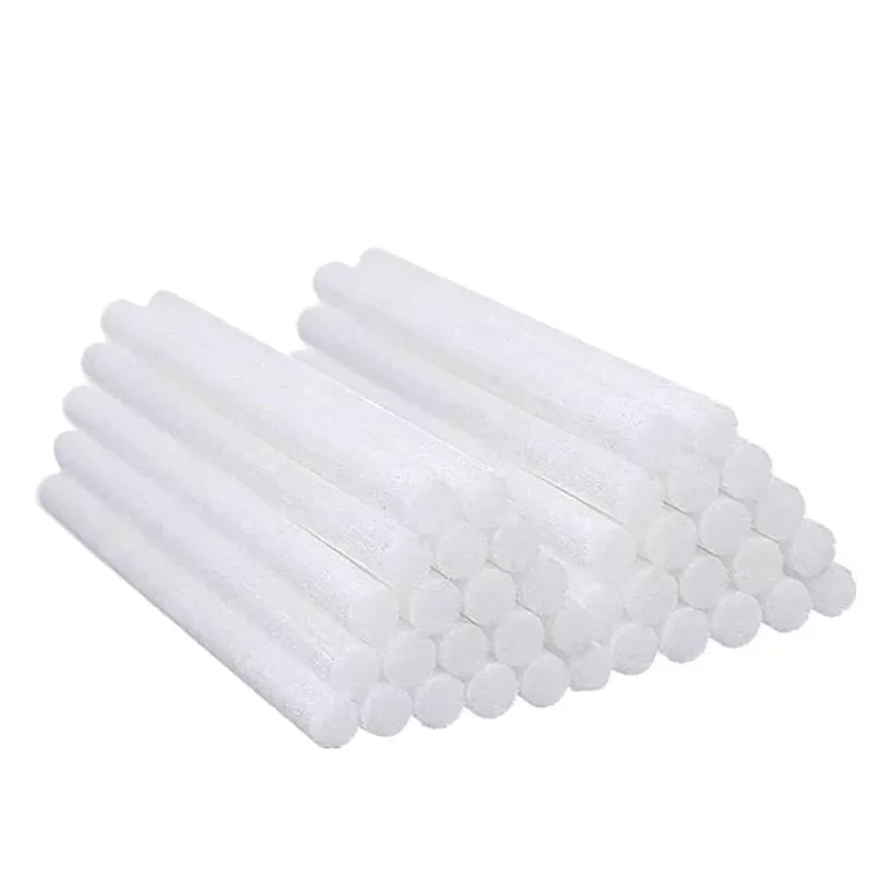 

NEW2023 40 Pcs Cotton Humidifier Filters Sticks Humidifiers Cotton Swab Sponges Refill Sticks Absorbent Wicks Replacement