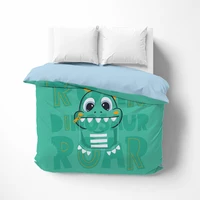Cartoon frog Linens Duvet cover Quilt/Blanket/Comfortable Case lovely Dinosaur Bedding bedrooms  for kids baby child ROAR