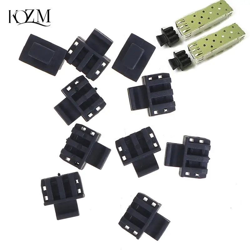 

10pc SFP Protective Cover SFP Fiber Module Covers Dust Cap Cage Dust Plug