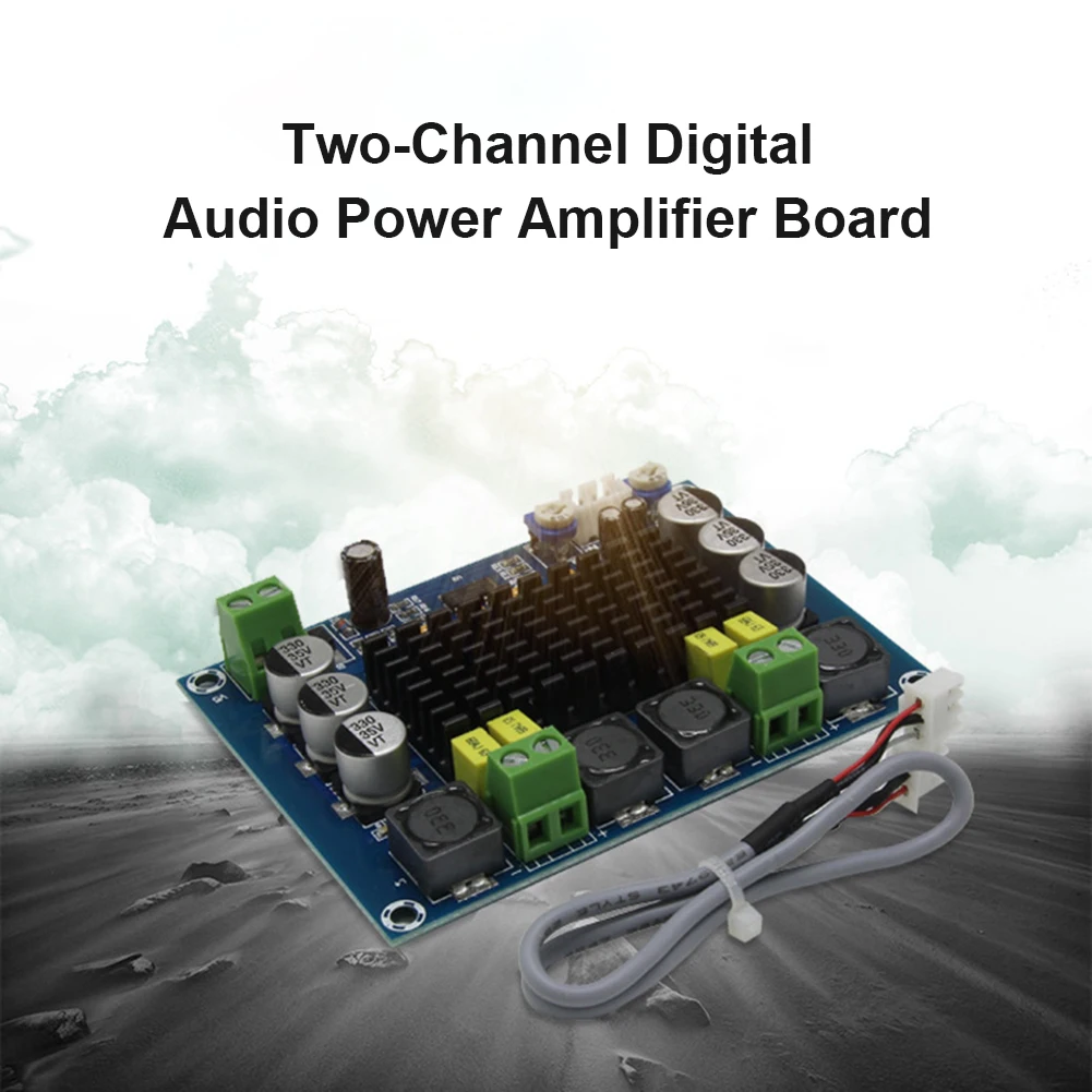 

Двухканальная Плата усилителя XH-M543 120Wx2, стерео аудио динамик, модуль постоянного тока 12 В 24 В, TPA3116D2, усилитель аудиоплаты сабвуфера
