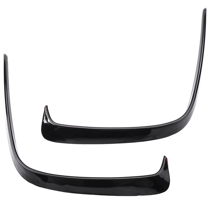 3 пары автомобильных черных ABS задний бампер сплиттер спойлеры Canard для Mercedes Benz W176