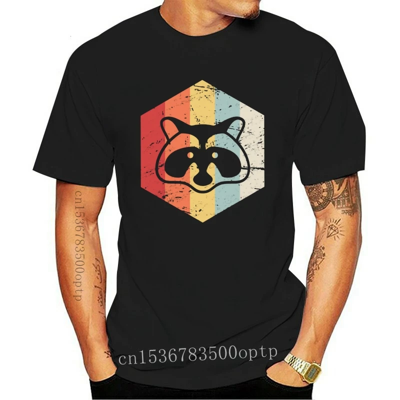 

2022 Мужская футболка Ретро 70s Tanuki by meatman Футболка женская мужская футболка