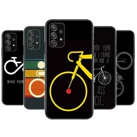 bicycle bike sport phone case hull for samsung galaxy a70 a50 a51 a71 a52 a40 a30 a31 a90 a20e 5g a20s black shell art cell cove