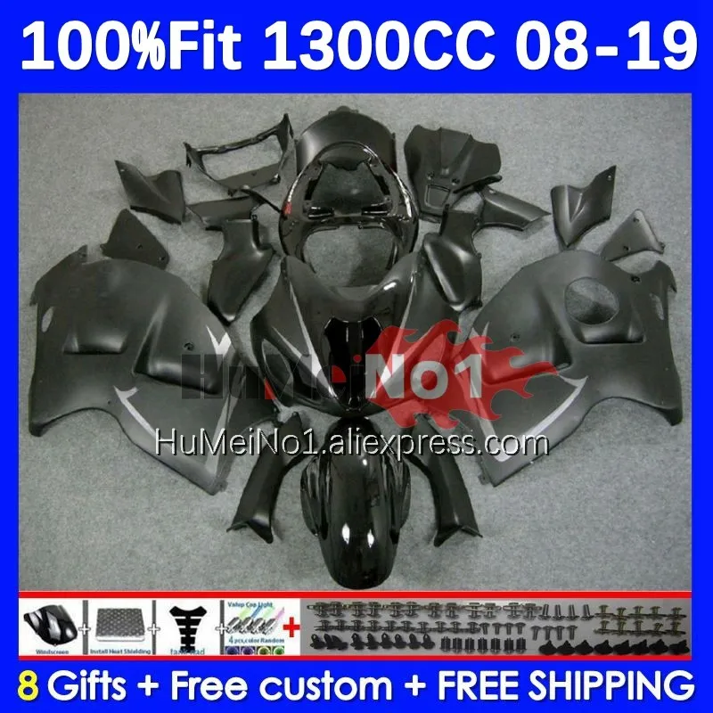 

GSXR 1300 для SUZUKI GSXR1300 Hayabusa 2008 2009 2010 2011 30No.217 2012 2013 2014 2015 2016 2017 2018 2019 матовый черный обтекатель