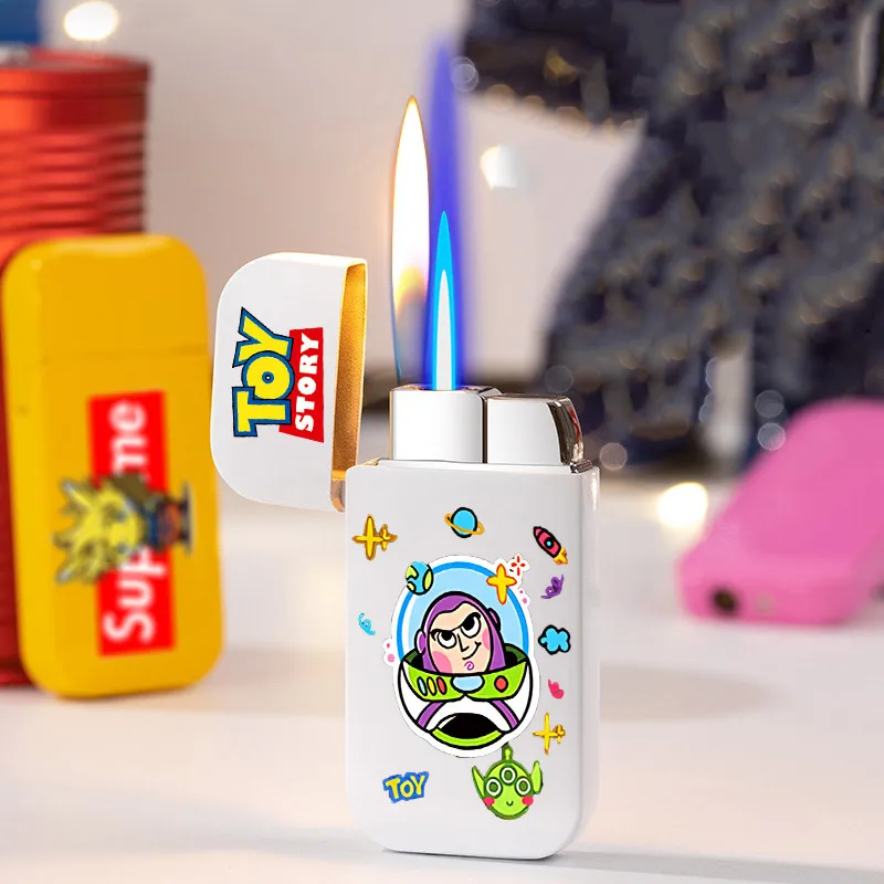 

Hello Kitty Lighter Sanrioed Anime Lighter Sanrioed Windproof Red Flame Lighters Dual Flame Mode Can Be Switched Fast Delivery