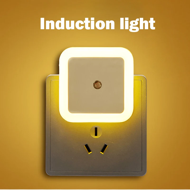

Sensor Control LED Night Light Lamp Toilet Wall Lights Baby Bedroom Bulb Backlight Closet Cabinet Light Stairway Porch Light