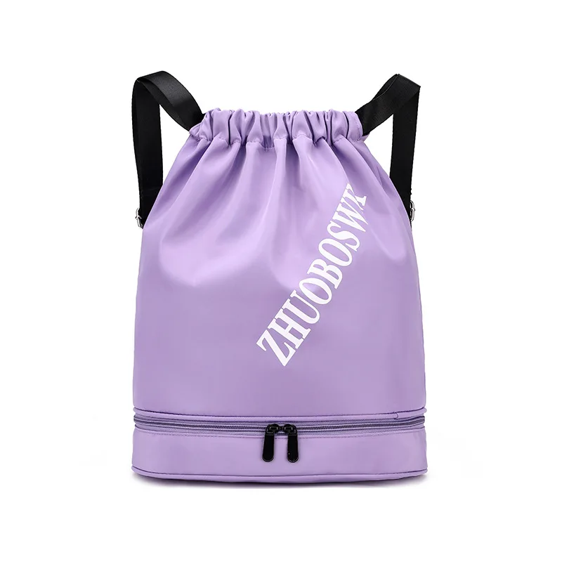 Female Sports Bag For Fitness Basketball Shoes Packing Ladies' Camping Swimming Rucksack Training Exercise Women Backpack Gym