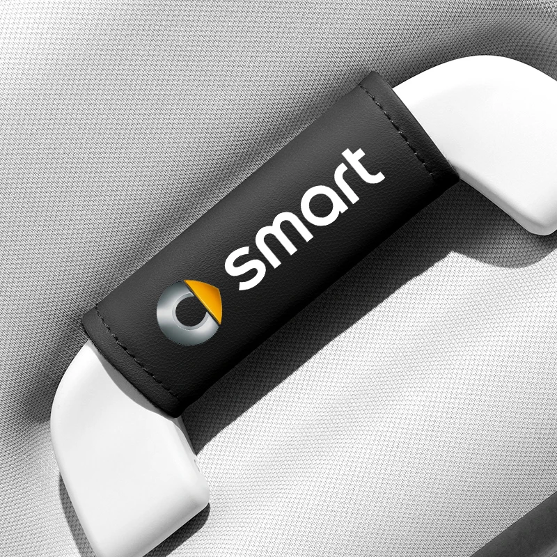 

1 шт., кожаный подлокотник на крышу автомобиля, перчатки, защитный чехол для дверной ручки для Smart Fortwo Forfour 453 451 450, украшение интерьера