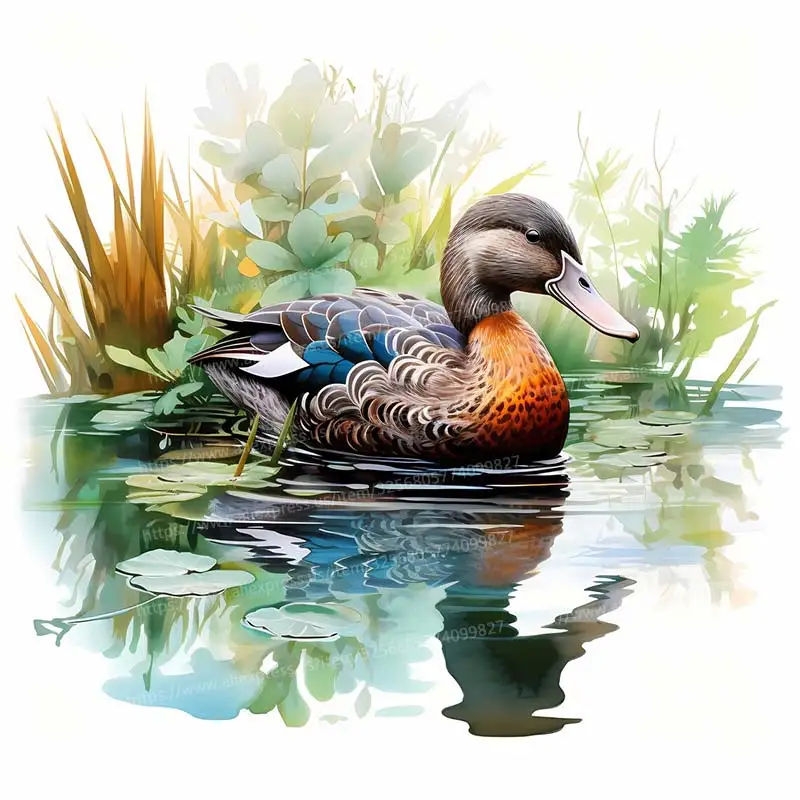 

Настенная наклейка ПВХ с уткой Cartoon