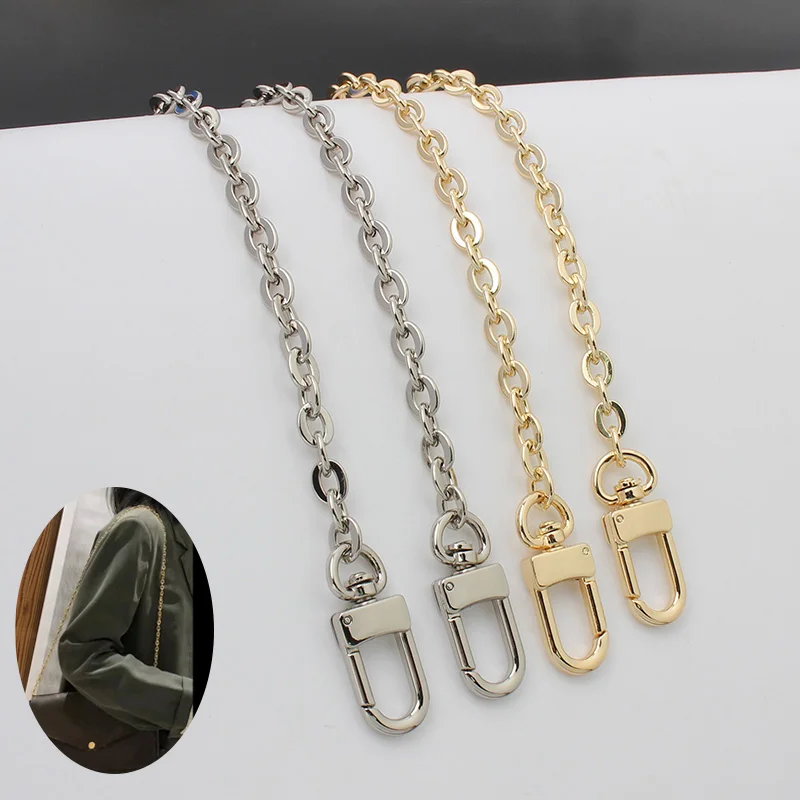 6.5mm Metal Replacement Bag Chain 60/70/100/110/120/130cm Women Shoulder Strap for Bags Replace Crossbody Chain Bag Accessories