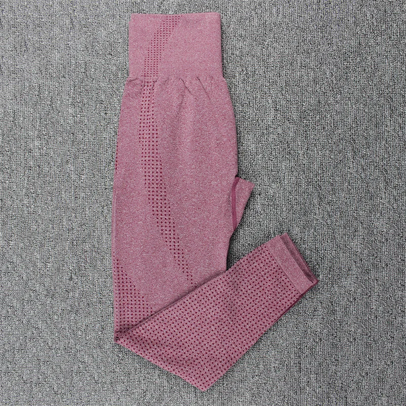 SVEIC Бесшовные штаны для йоги фитнеса Спортивные эластичные леггинсы с высокой