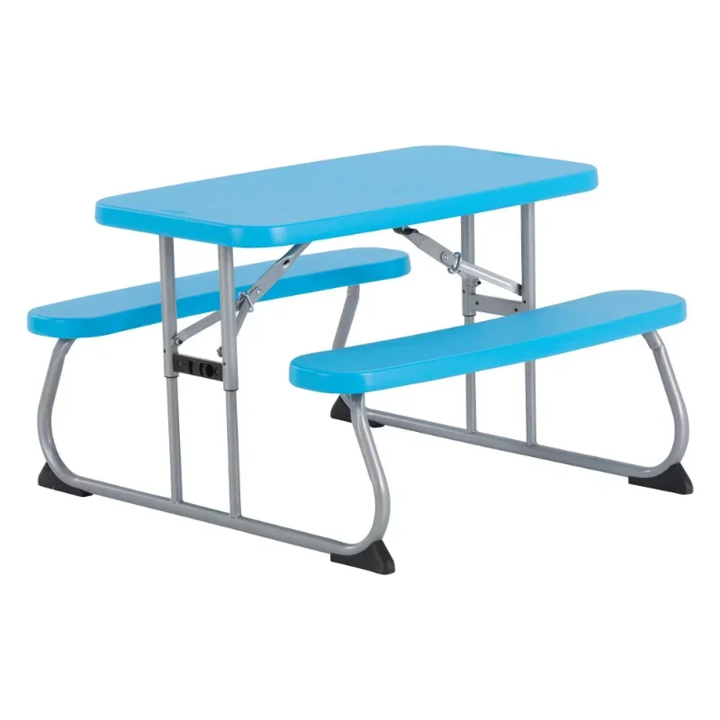 

Lifetime Kid's Picnic Table Blue 32.40 X 35.40 X 21.00 Inches Outdoor Table Outdoor Furniture Study Table Garden Furniture