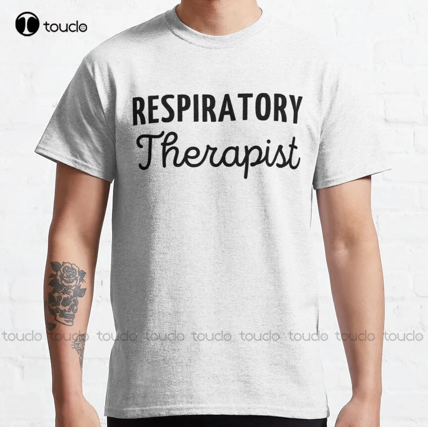 

Respiratory Therapist Classic T-Shirt Mens Short Sleeve Shirts Casual Fashion Creative Leisure Funny Harajuku T Shirt Xs-5Xl