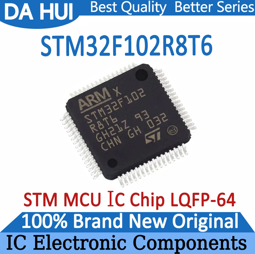 

STM32F102R8T6 STM32F102R8T STM32F102R8 STM32F102R STM32F102 STM32F STM32 STM MCU IC Chip LQFP64 In Stock 100% New Original