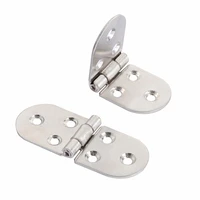1pcs 201 stainless steel flush hinges 180 degree cabinet hinges door semicircle hinges furniture accessories