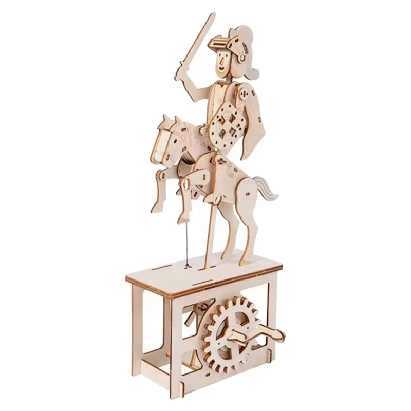 

New Wooden 3D Assembled DIY Puzzle Wooden Mechanical Transmission and Model Assembled Toy Gifts Puzzles