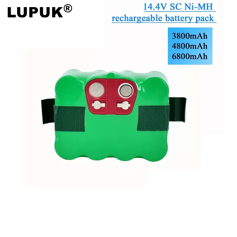 

14.4V sweeper replacement battery, 3800mah / 4800mAH / 6800mah, applicable to KV8,xr210,xr510,xr210a,xr210b, XR510b, XR510d, etc