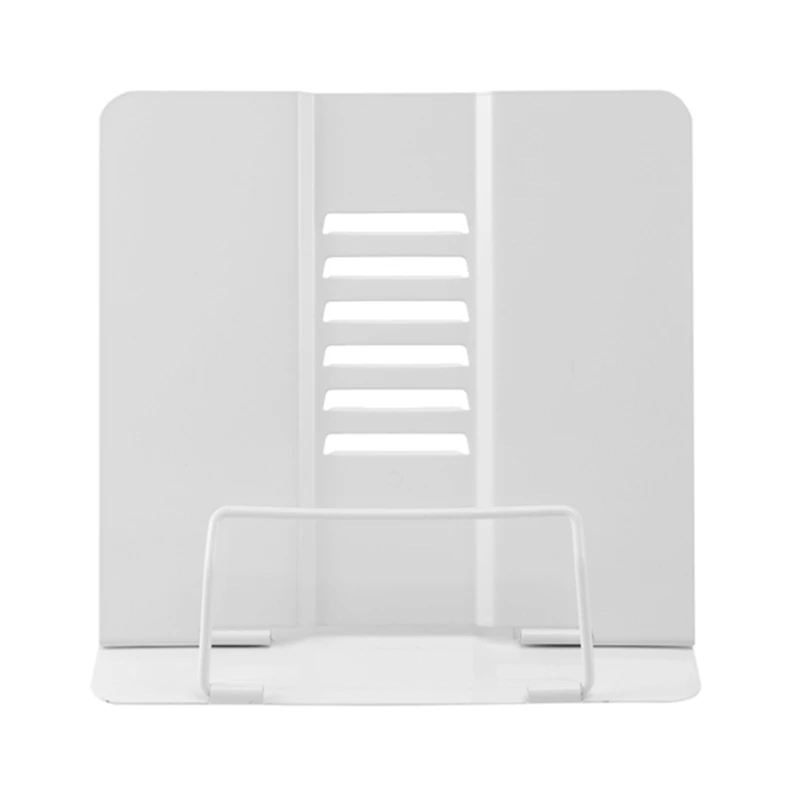 Портативный металлический регулируемый держатель для книг чтения полка