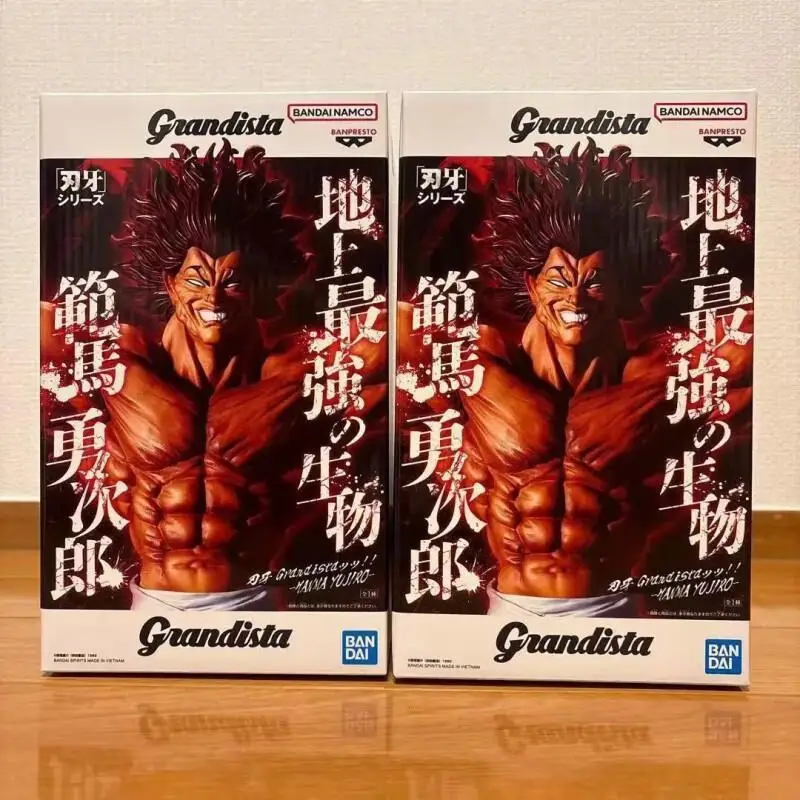 Фото Коллекционная фигурка Bandai Yujiro Hanma Baki Grandista The Strongest Creature Prize из ПВХ для фанатов аниме, официальная, в наличии №2