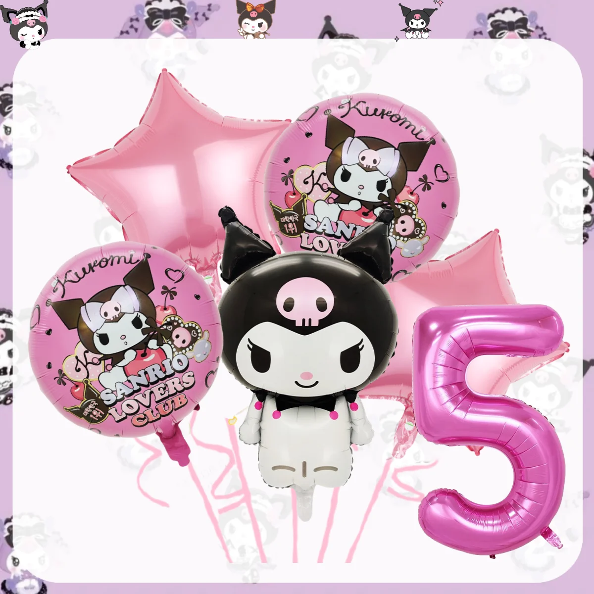 Kawali Kuromied украшение на день рождения одноразовая посуда скатерть декор для торта