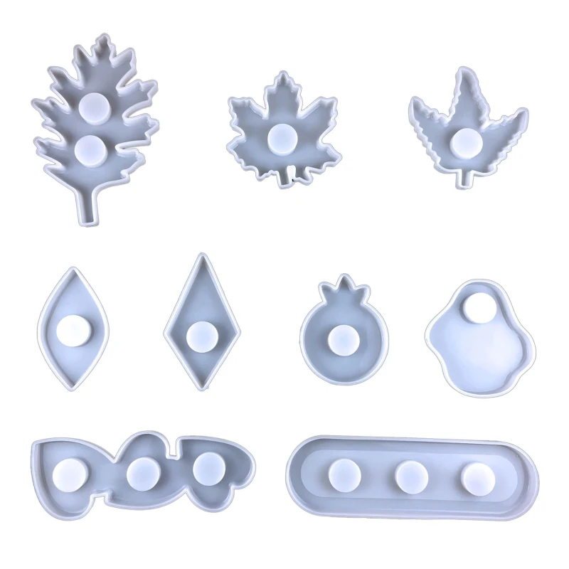 

Maple Leaf Shape Candle Molds for Candle Making Silicone Mould Handmade Soap Ornament Mold DIY Crafts Home Decorations