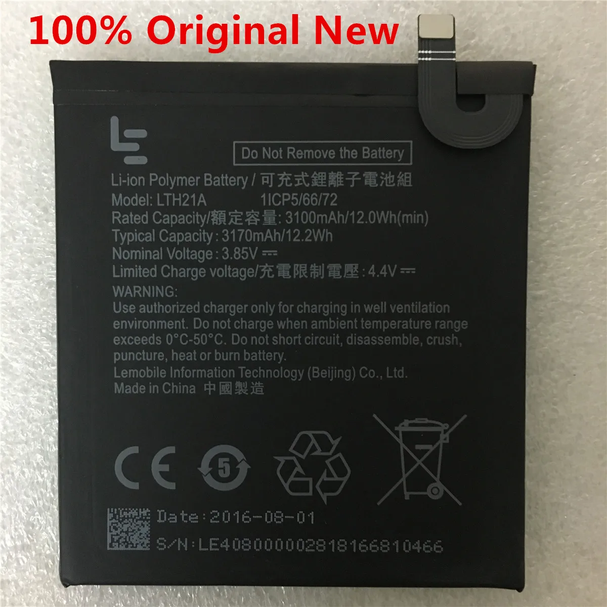 

100% Original LTH21A 3100mAh For Letv Le Max 2 /5.7inch/ x821 X820 Battery Batterie Bateria Accumulator AKKU