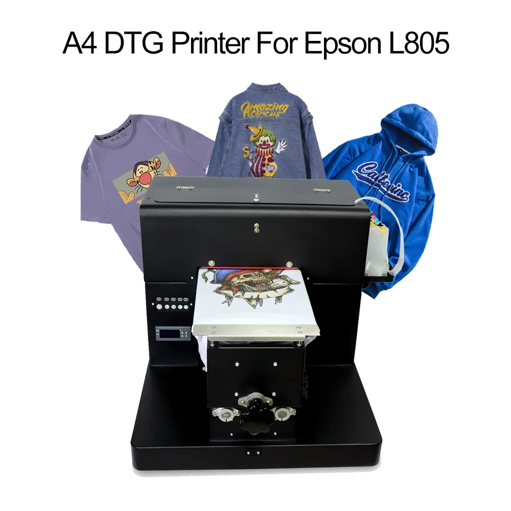 

A4 DTG Printer Direct to Garment DTG Direct Print to Garment Machine For Tshirt Hoodies Clothes DTG T-shirt Printing Machine A4
