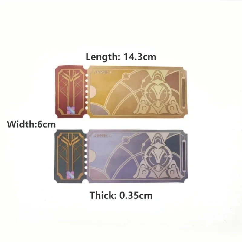 Оптовая продажа 10 шт. игра Honkai:Star Rail ПВХ билет реквизит для косплея Star Pass / Special