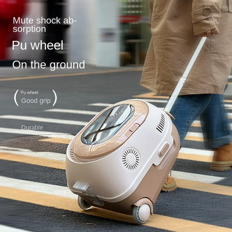 

Smart Pet Supplies Multi-function Pull Rod Cold Fog Air Conditioner Cat Bag Dog Bag Out Portable Pet Backpack Backpack
