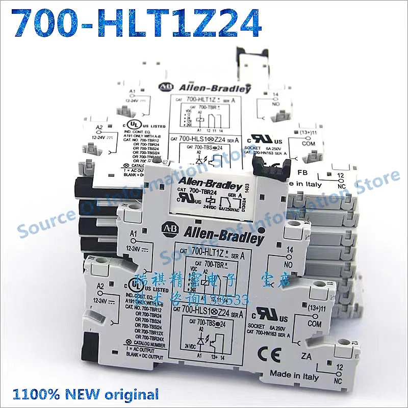 10 шт. реле Allen-Bradley CAT.700-TBR24 HLT1Z Base 700-HN163