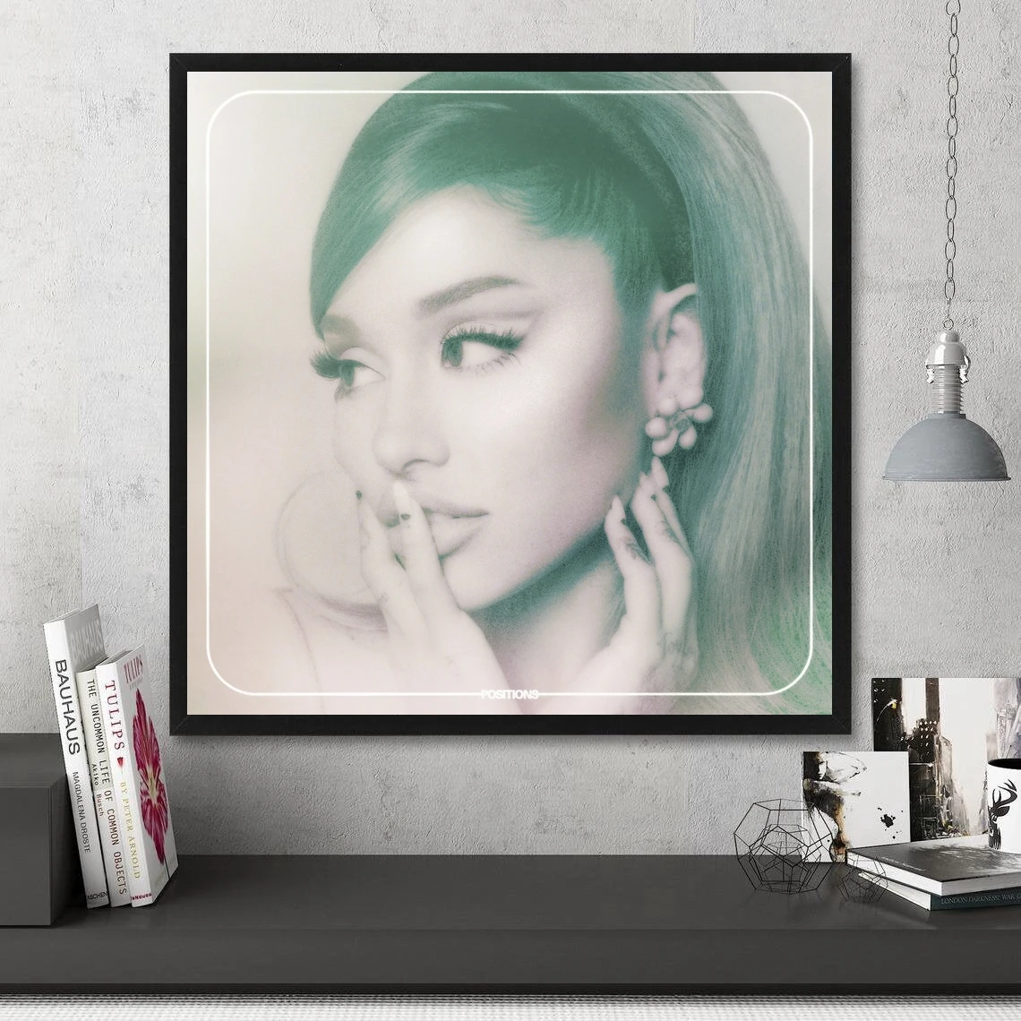 Ariana Grande Positions Music Album Poster Canvas Art Print Home Decor Wall Painting ( No Frame )