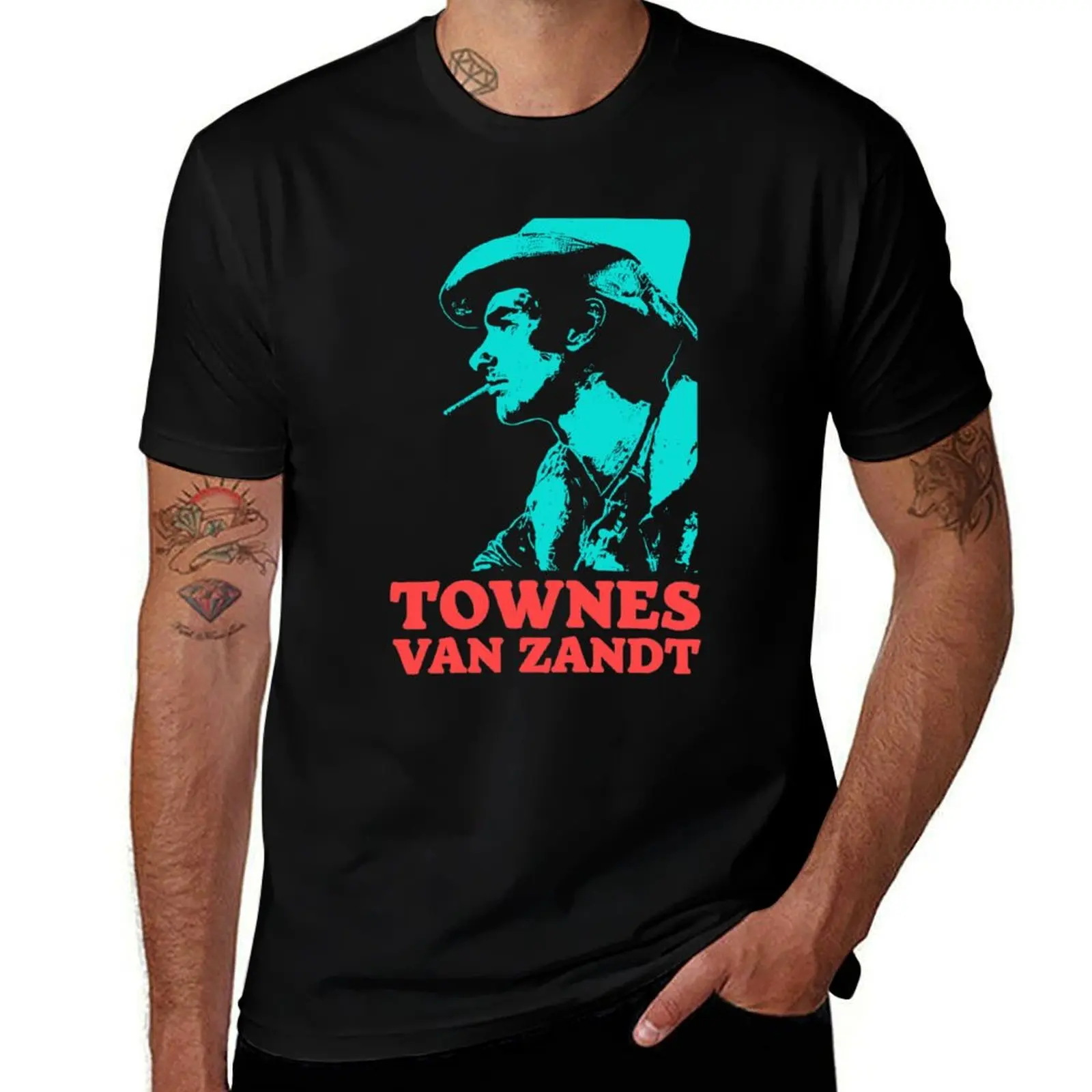 Футболка Townes Van Zandt _amp_ Art рубашки с рисунком летняя одежда футболки для мужчин