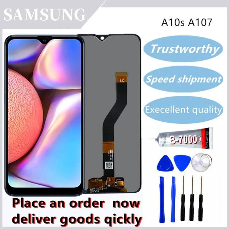 

6.2" Original AMOLED For Samsung galaxy A10s lcd Digitizer A107/DS A107F A107FD A107M Display Touch Screen Digitizer Assembly