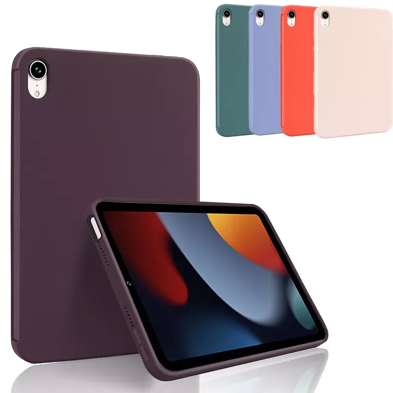 

Жидкий силиконовый чехол для Apple Ipad Pro 11 12 9 ''2020 2022 Air 5/4, Твердый чехол для Ipad Mini 6 10 2 7/8/9 поколения