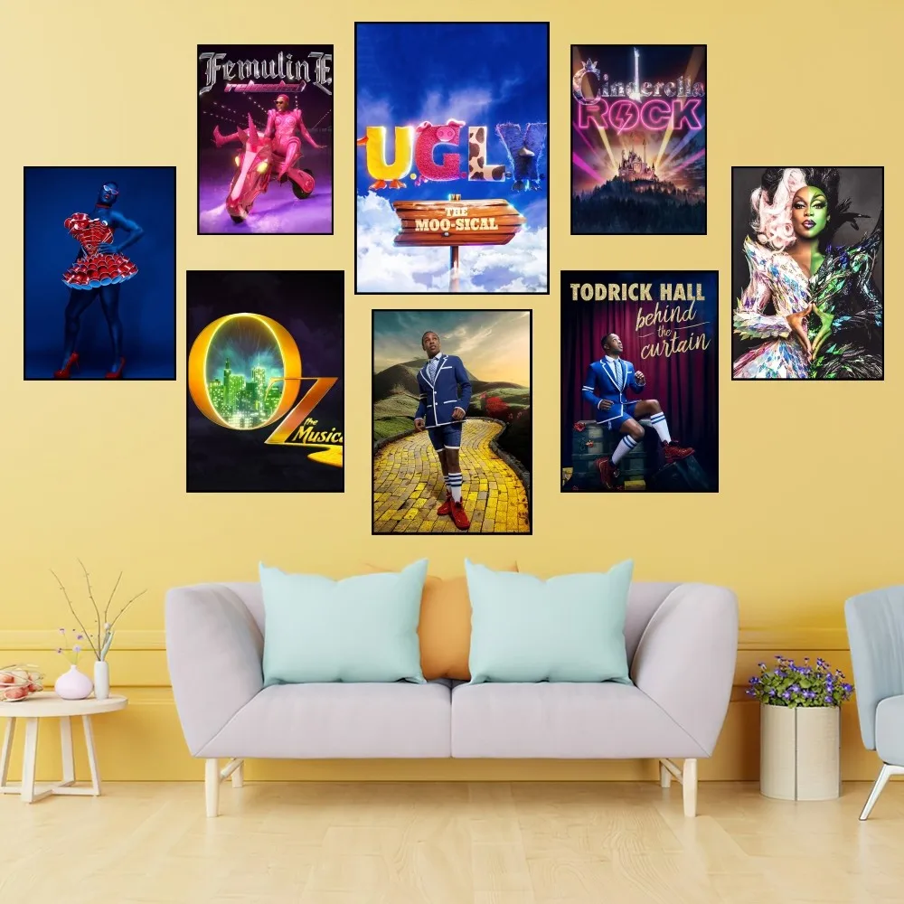 Singer Todrick Hall U.G.L.Y. the Moo-sical Poster Prints Wall Painting Bedroom Living Room Decoration Office Home