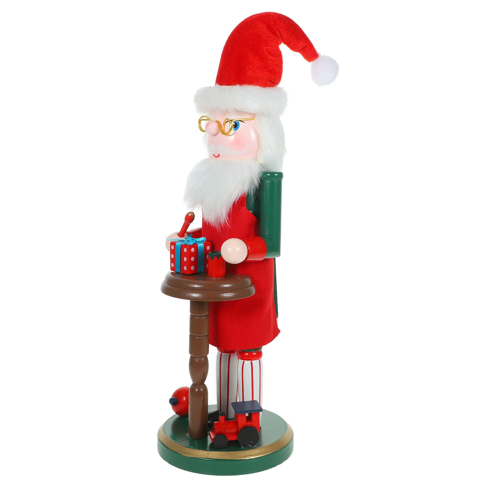 

Party Supplies Outdoor Nutcracker Desktop Decor Gift Small Figures Cloth Work Light House Decorations Home