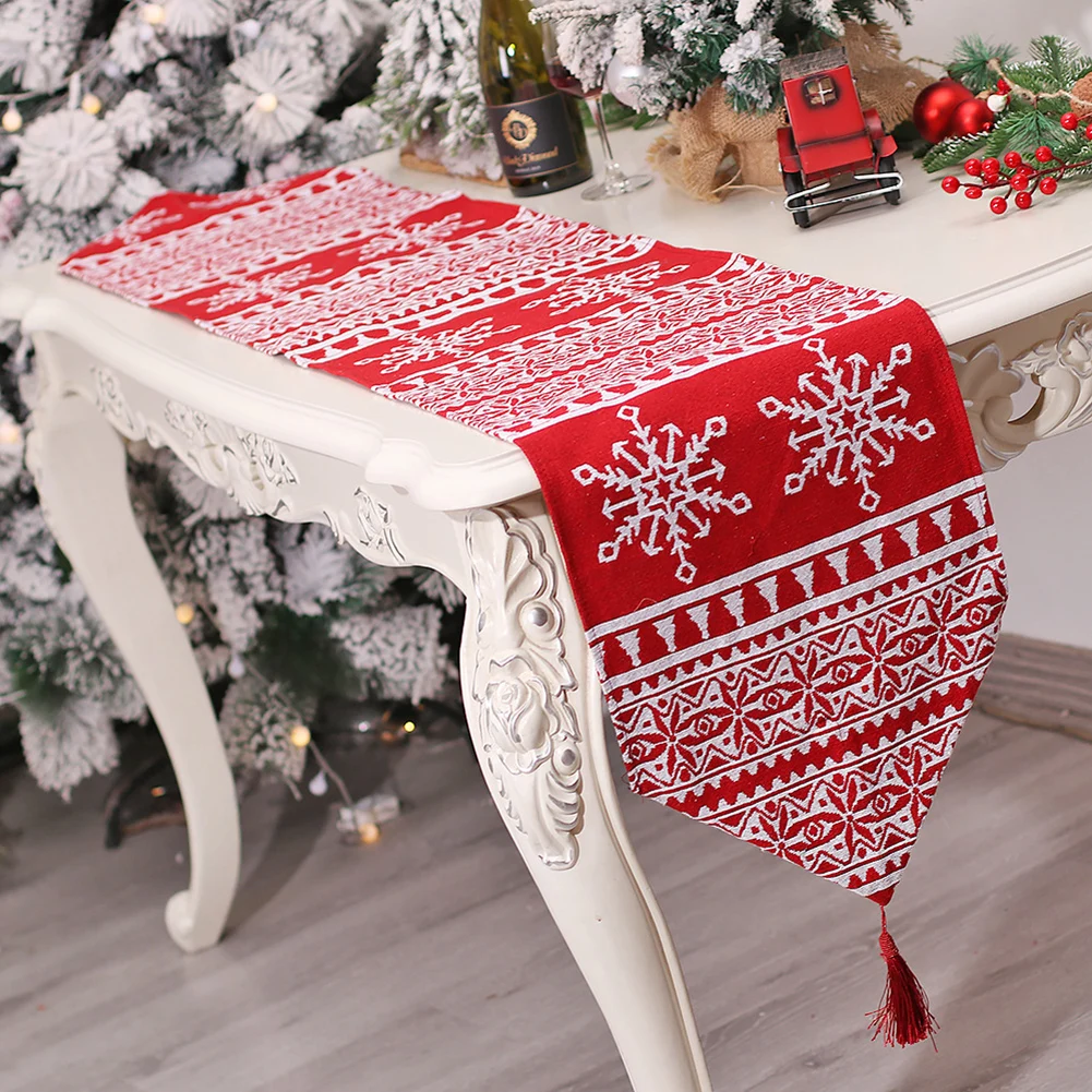 

Shop Table Runner Table Decor Coffee Table Decor Knitted Fabric Table Atmosphere Decor Tassel Style 1 Pcs 175*34*0.2cm