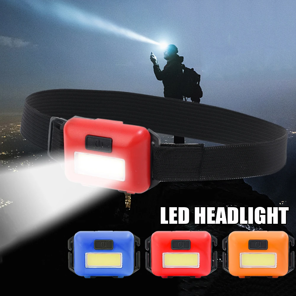 

Head Adjustable Headband Lamp Outdoor Lamp Cycling Modes Fishing Flashlight 3 Headlight Torch Night Flashlights Waterproof