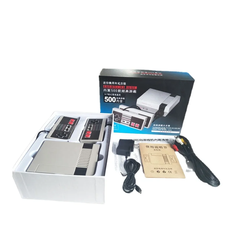

Mini NES 8-bit retro Red & White fc 2-player game controller