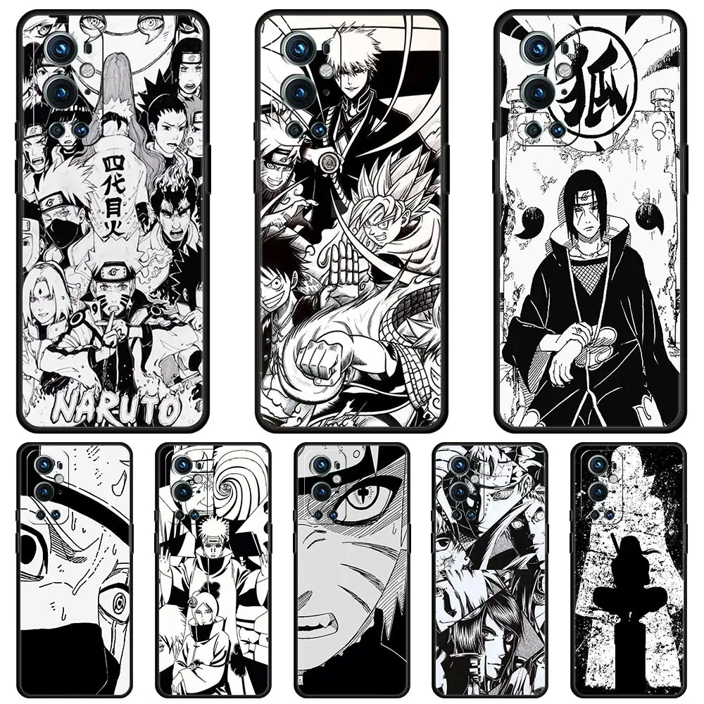 

Naruto Design Silicone Phone Case For OnePlus 8T 9 7 9R 7T 8 Pro Nord 2 N10 N100 CE N200 5G Soft Back Cover Fundas Coque