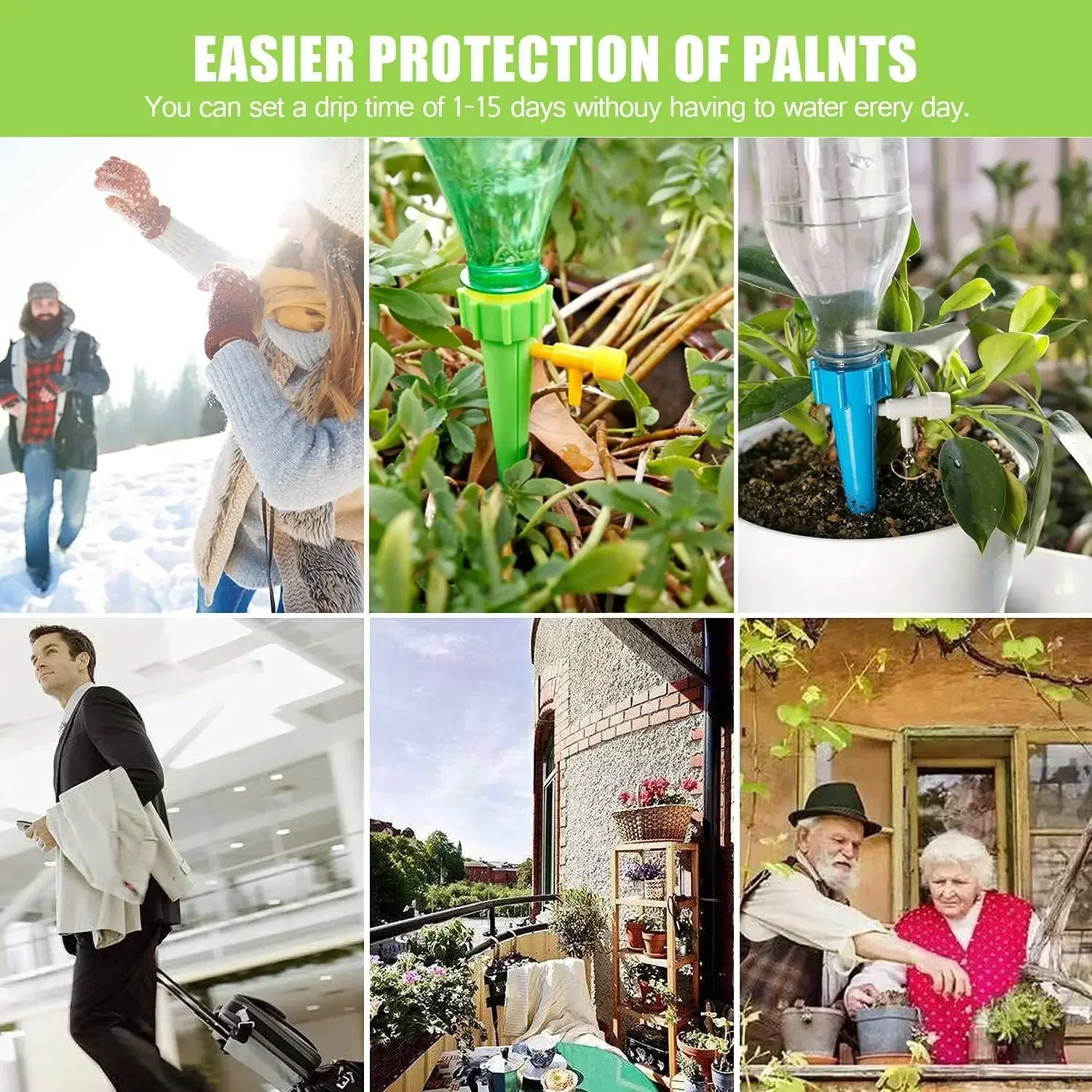 Набор для самополива растений автоматическая система капельного орошения с