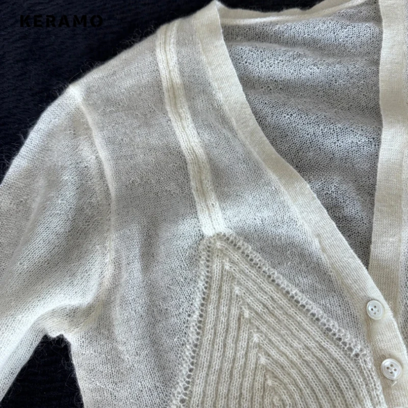 Весна 2022 Hotsweet Fairy Coquette вязаные кардиганы с длинными рукавами женские Gyaru